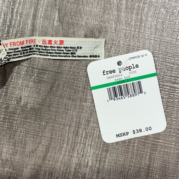 Free People Reese Bralette Sage - Picture 5 of 7